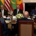 Trump praises ‘good English’ of Liberian president, prompting criticism across Africa
